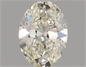 Natural Diamond 0.46 Carats, Oval with  Cut, L Color, VS1 Clarity and Certified by GIA