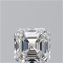 Diamante Natural 0.90 quilates, Asscher , Color F, claridad VS1 y certificado GIA