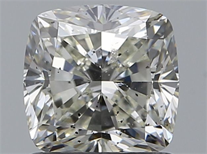 Foto Diamante Natural 1.20 quilates, Del cojín , Color K, claridad SI2 y certificado GIA de