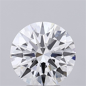 Picture of Lab Grown Diamond 4.21 Carats, Round with Ideal Cut, F Color, VVS1 Clarity and Certified by IGI