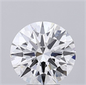 Lab Grown Diamond 4.21 Carats, Round with Ideal Cut, F Color, VVS1 Clarity and Certified by IGI