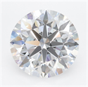 Lab Grown Diamond 2.90 Carats, Round with Ideal Cut, D Color, VVS1 Clarity and Certified by IGI