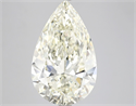 Natural Diamond 5.03 Carats, Pear with  Cut, K Color, VVS1 Clarity and Certified by IGI