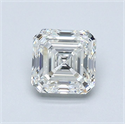 Diamante Natural 1.01 quilates, Asscher , Color H, claridad VS2 y certificado GIA