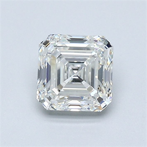 Picture of Natural Diamond 1.01 Carats, Asscher with  Cut, H Color, VS2 Clarity and Certified by GIA