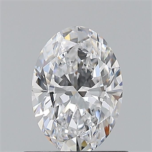 Picture of Natural Diamond 0.70 Carats, Oval with  Cut, D Color, VVS2 Clarity and Certified by GIA