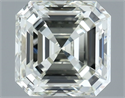 Diamante Natural 1.01 quilates, Asscher , Color J, claridad VS2 y certificado IGI