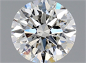 Natural Diamond 0.70 Carats, Round with Excellent Cut, H Color, SI2 Clarity and Certified by GIA