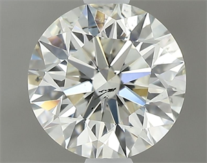 Foto Diamante Natural 1.07 quilates, Redondo , Color K, claridad SI2 y certificado GIA de