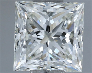 Foto Diamante Natural 0.90 quilates, Princesa , Color I, claridad VS2 y certificado IGI de