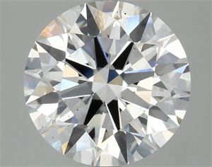 Picture of Lab Grown Diamond 3.67 Carats, Round with Ideal Cut, F Color, SI1 Clarity and Certified by IGI