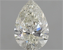 Natural Diamond 0.70 Carats, Pear with  Cut, K Color, SI2 Clarity and Certified by GIA