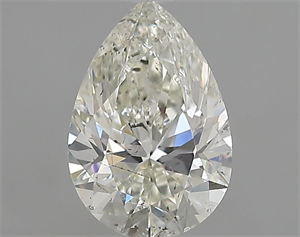 Picture of Natural Diamond 0.70 Carats, Pear with  Cut, K Color, SI2 Clarity and Certified by GIA