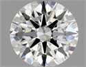 Diamante Natural 0.46 quilates, Redondo , Color E, claridad VVS2 y certificado GIA