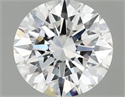 Lab Grown Diamond 1.39 Carats, Round with Excellent Cut, D Color, VS1 Clarity and Certified by IGI