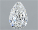 Natural Diamond 0.43 Carats, Pear with  Cut, E Color, SI1 Clarity and Certified by GIA