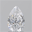 Natural Diamond 1.50 Carats, Pear with  Cut, D Color, VS1 Clarity and Certified by GIA