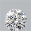 Natural Diamond 0.70 Carats, Round with Excellent Cut, E Color, SI1 Clarity and Certified by GIA