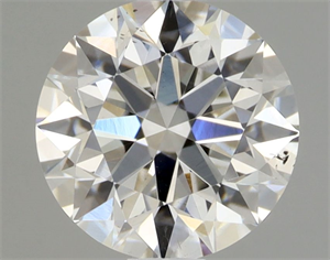 Picture of Natural Diamond 0.70 Carats, Round with Excellent Cut, H Color, SI1 Clarity and Certified by GIA