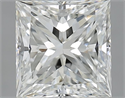 Natural Diamond 2.51 Carats, Princess with  Cut, G Color, VVS2 Clarity and Certified by IGI