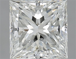 Picture of Natural Diamond 2.51 Carats, Princess with  Cut, G Color, VVS2 Clarity and Certified by IGI