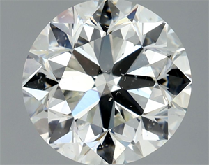 Foto Diamante Natural 2.01 quilates, Redondo , Color I, claridad SI2 y certificado GIA de