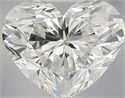 Natural Diamond 1.50 Carats, Heart with  Cut, F Color, VS2 Clarity and Certified by IGI