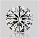 Natural Diamond 0.71 Carats, Round with Excellent Cut, F Color, VVS2 Clarity and Certified by GIA
