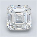 Natural Diamond 1.86 Carats, Asscher with  Cut, F Color, VVS2 Clarity and Certified by GIA