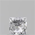 Diamante Natural 0.50 quilates, Princesa , Color D, claridad VS1 y certificado GIA