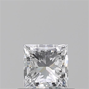 Foto Diamante Natural 0.50 quilates, Princesa , Color D, claridad VS1 y certificado GIA de
