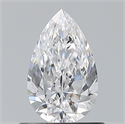 Diamante Natural 0.70 quilates, De pera , Color D, claridad VS2 y certificado GIA