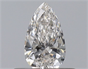 Diamante Natural 0.30 quilates, De pera , Color H, claridad VVS2 y certificado GIA