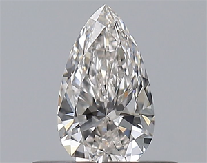 Foto Diamante Natural 0.30 quilates, De pera , Color H, claridad VVS2 y certificado GIA de