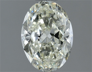 Picture of Natural Diamond 1.20 Carats, Oval with  Cut, K Color, VVS1 Clarity and Certified by IGI