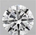 Lab Grown Diamond 3.43 Carats, Round with Excellent Cut, F Color, VVS2 Clarity and Certified by IGI