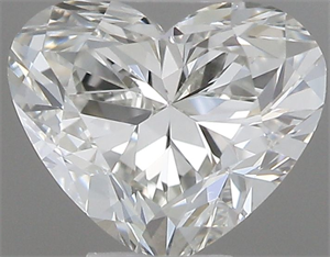 Picture of Natural Diamond 0.45 Carats, Heart with  Cut, G Color, VS2 Clarity and Certified by IGI