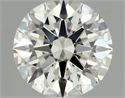 Natural Diamond 0.50 Carats, Round with Excellent Cut, J Color, VVS1 Clarity and Certified by GIA