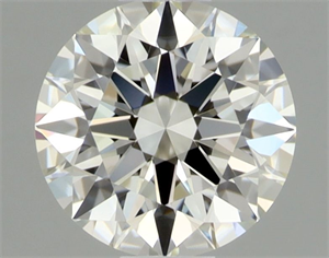 Picture of Natural Diamond 0.50 Carats, Round with Excellent Cut, J Color, VVS1 Clarity and Certified by GIA