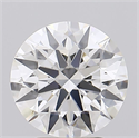 Lab Grown Diamond 3.23 Carats, Round with Ideal Cut, D Color, VVS1 Clarity and Certified by IGI