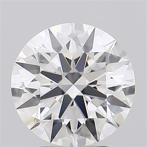 Picture of Lab Grown Diamond 3.23 Carats, Round with Ideal Cut, D Color, VVS1 Clarity and Certified by IGI