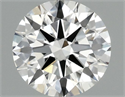 Lab Grown Diamond 1.01 Carats, Round with Ideal Cut, E Color, VVS2 Clarity and Certified by IGI