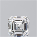 Natural Diamond 1.01 Carats, Asscher with  Cut, G Color, VVS2 Clarity and Certified by GIA
