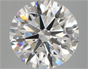 Del inventario de diamantes de laboratorio, 3.89 quilates, Redondo , Color F, claridad VS2 y certificado IGI