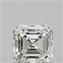 Diamante Natural 0.92 quilates, Asscher , Color J, claridad VS2 y certificado GIA