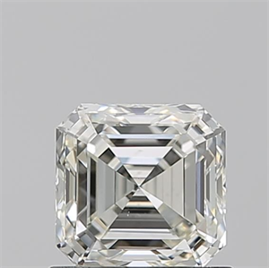 Foto Diamante Natural 0.92 quilates, Asscher , Color J, claridad VS2 y certificado GIA de