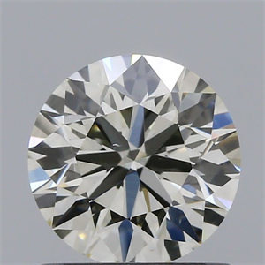 Picture of Natural Diamond 0.90 Carats, Round with Excellent Cut, K Color, VS1 Clarity and Certified by IGI
