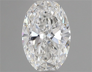 Picture of Natural Diamond 0.42 Carats, Oval with  Cut, F Color, SI1 Clarity and Certified by GIA