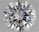 Lab Grown Diamond 1.55 Carats, Round with Excellent Cut, E Color, VVS2 Clarity and Certified by IGI