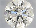 Natural Diamond 0.80 Carats, Round with Excellent Cut, J Color, VS1 Clarity and Certified by IGI